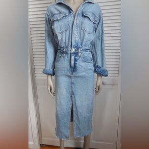 Pistola women's Amira denim midi dress - Size XS